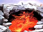 Rowena Morrill - The art of - The lava pit